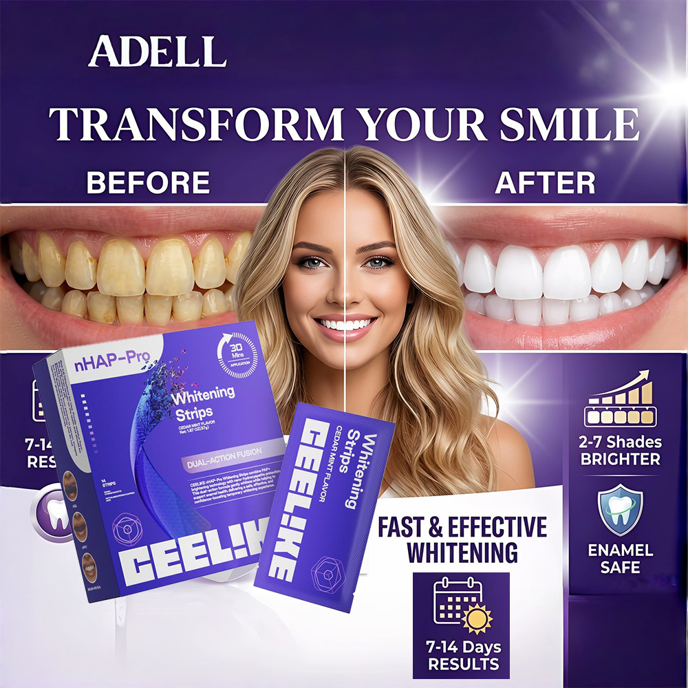 Teeth Whitening Street - Фиолетовые полоски для отбеливания зубов, 14