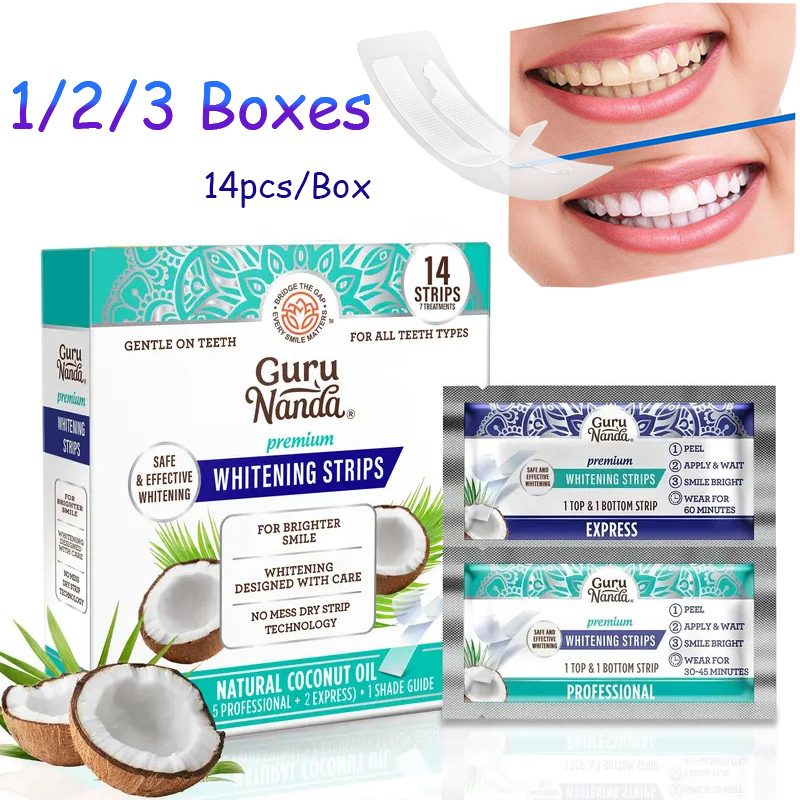 Teeth Whitening Street - 14 шт./упак. Отбеливающие полоски для зубов