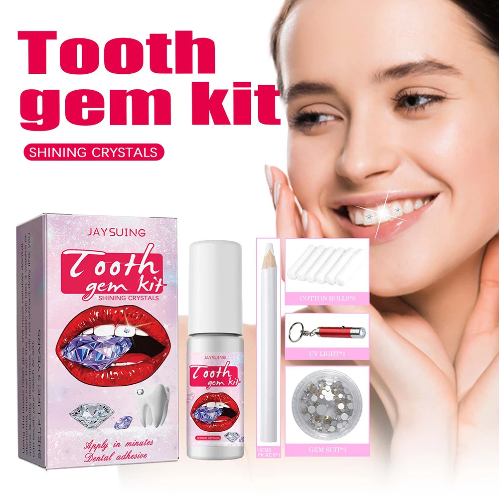 Teeth Whitening Light Kit - DIY зубной адаптер с кристаллами с