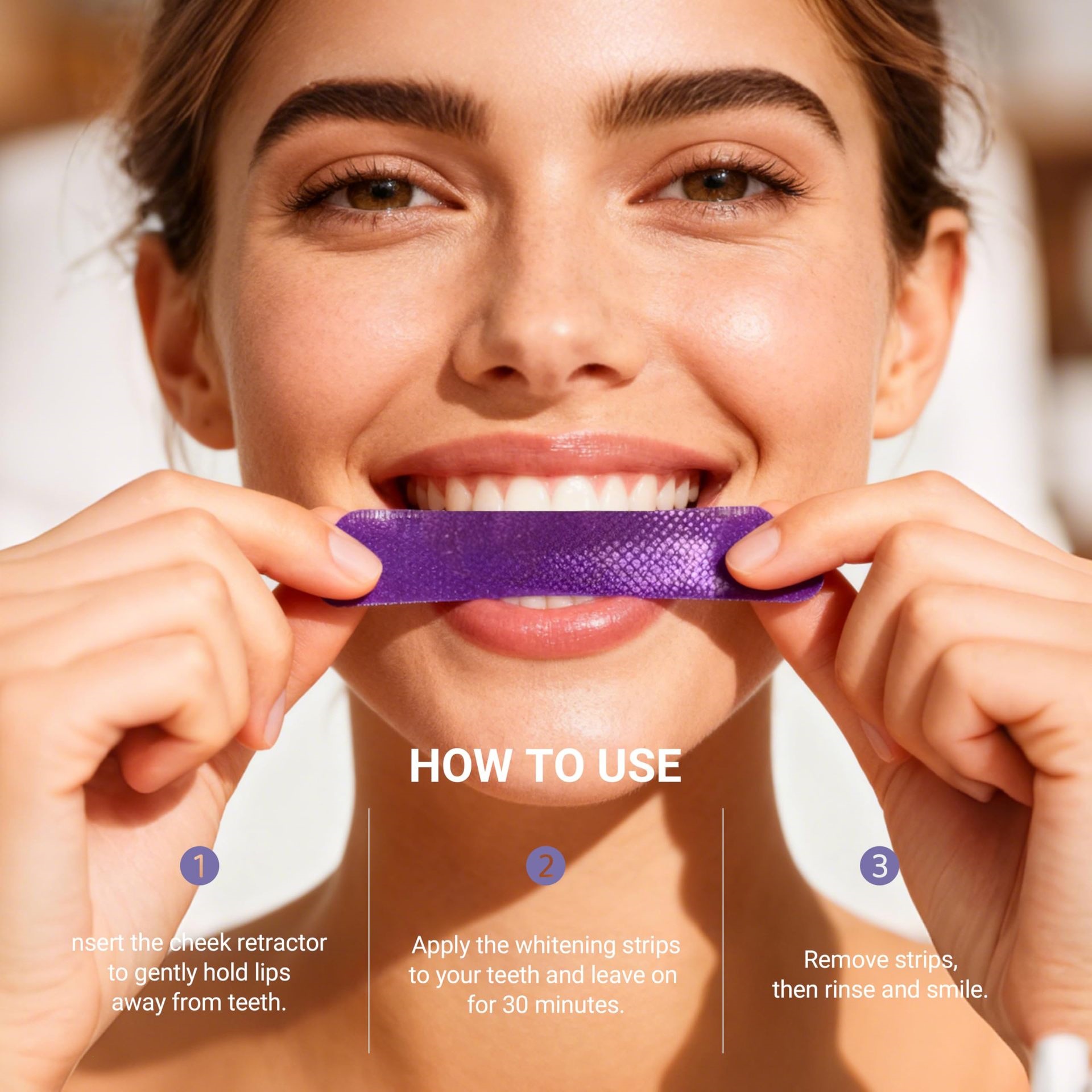 Фиолетовые полоски для отбелив – обзор и цена Teeth Whitening Street