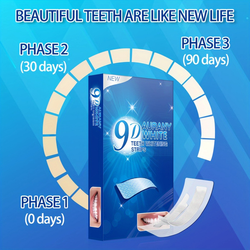 21 пара 9D белых полосок для о – обзор и цена Teeth Whitening Vape