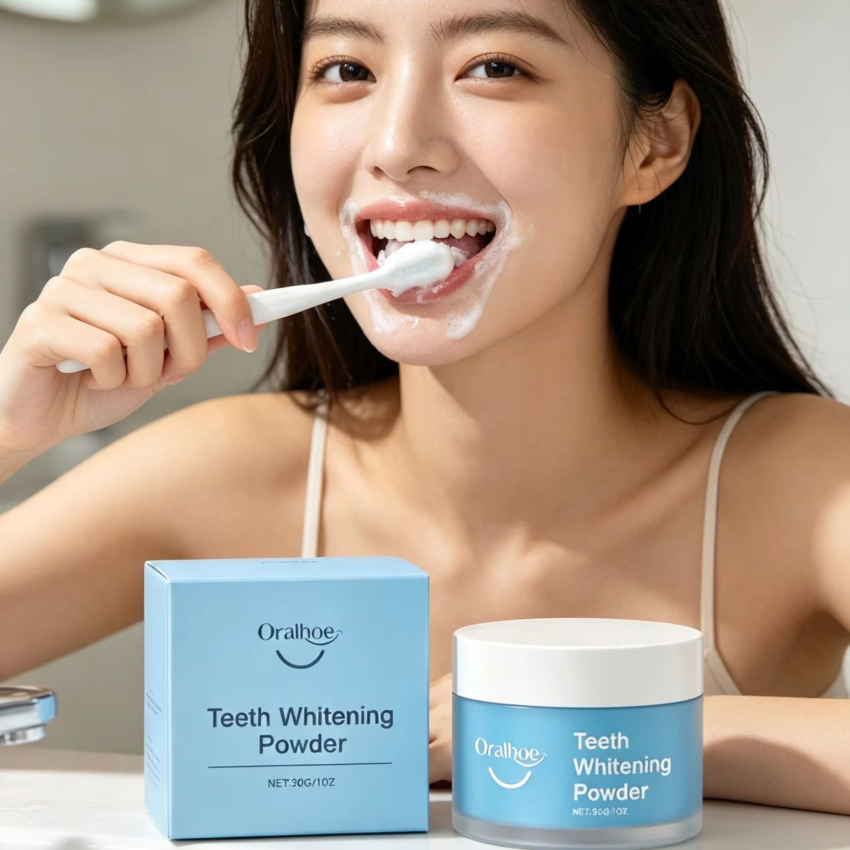 Зубной порошок Oralhoe для чис – обзор и цена Teeth Whitening Powder