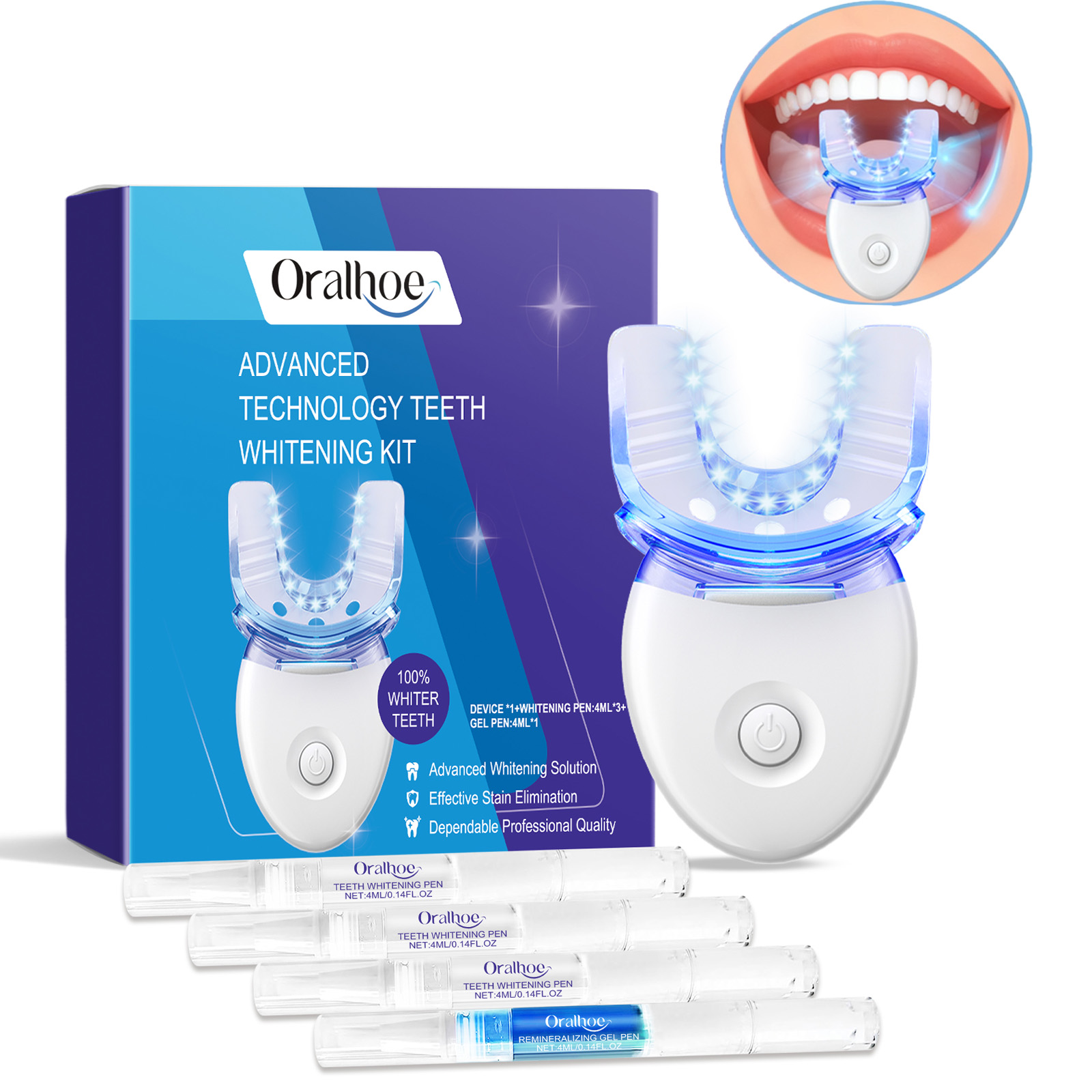 Профессиональный комплект свет – обзор и цена Teeth Whitening Light Kit