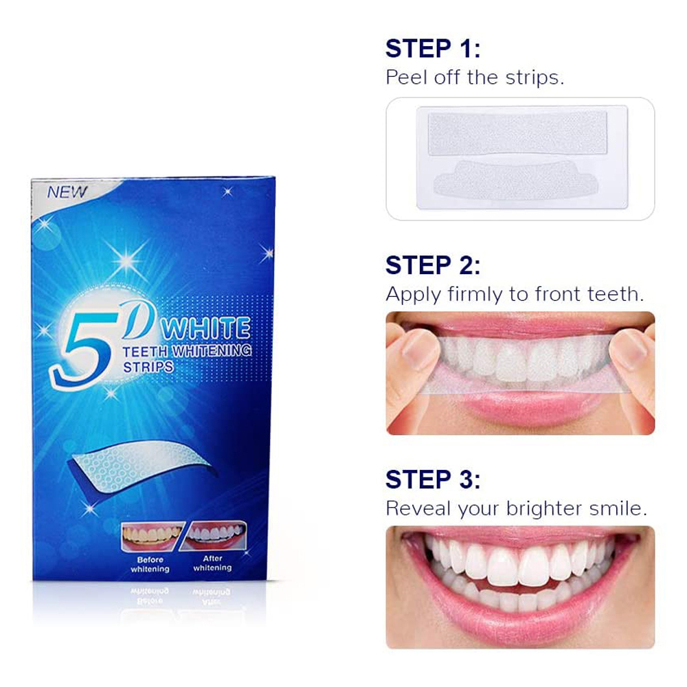 5D-полоски для отбеливания зуб – обзор и цена Teeth Whitening Vape